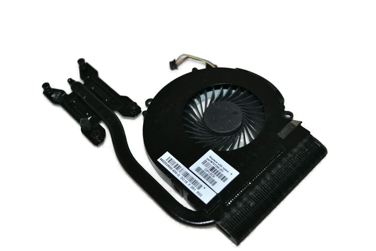 HP 15 15-D069wm CPU Fan And Heatsink NFB75B05H-002 747266-001 HP 15 15-D069wm CPU Fan And Heatsink NFB75B05H-002 747266-001