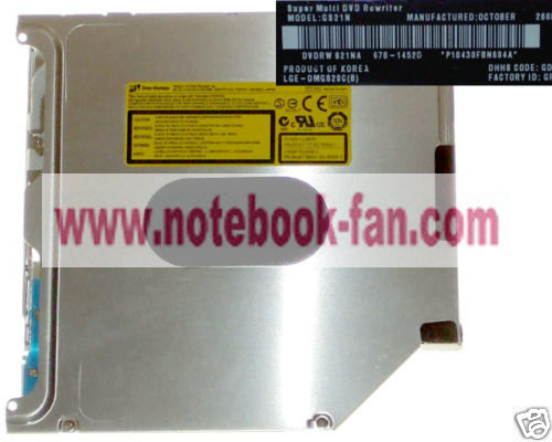 Macbook A1278 13" Unibody DVD RW SATA SuperDrive GS21N Macbook A1278 13" Unibody DVD RW SATA SuperDrive GS21N