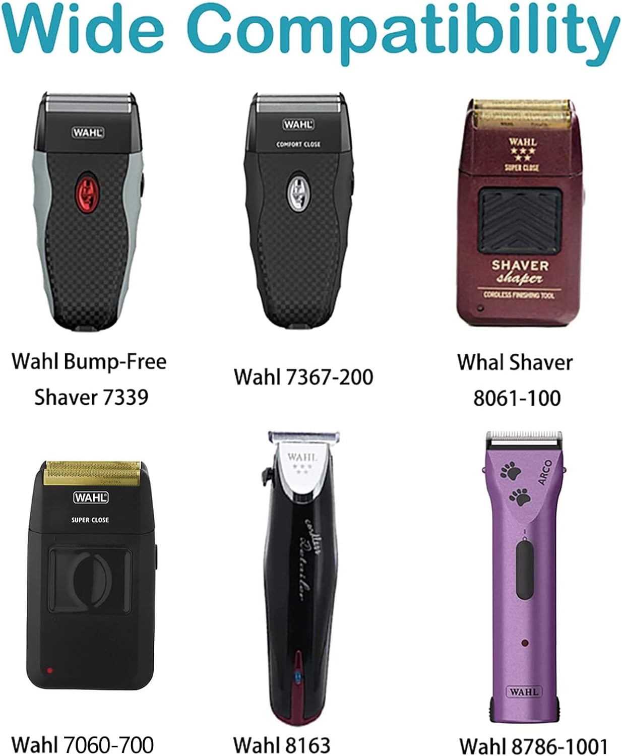 for Wahl Shaver Shaper Charger 2V Power Cord for Wahl Trimmer 8061, 8163, 8786-1001, 7367, 7357, 702 for Wahl Shaver Shaper Charger 2V Power Cord for Wahl Trimmer 8061, 8163, 8786-1001, 7367, 7357, 702