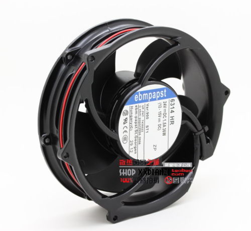 new ebmpapst 6314HR 6314 HR DC24V 36W ABB INVERTER FAN new ebmpapst 6314HR 6314 HR DC24V 36W ABB INVERTER FAN