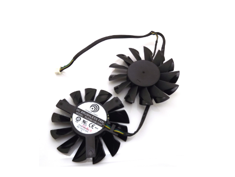 NEW POWER LOGIC PLD08010S12HH MSI RADEON HD7970 3GB Twin FrozrIII Cooling Fan 4Pin NEW POWER LOGIC PLD08010S12HH MSI RADEON HD7970 3GB Twin FrozrIII Cooling Fan 4Pin