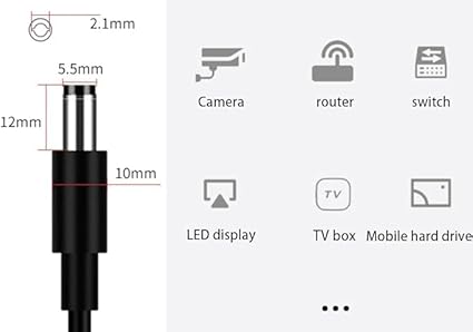15V Power Adapter Replacement Cord for Neewer Photo Studio Ring Light 14 Inches and 18 inches Ring L 15V Power Adapter Replacement Cord for Neewer Photo Studio Ring Light 14 Inches and 18 inches Ring L