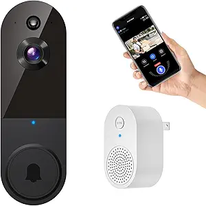 1080P Smart Wireless Video Doorbell Camera, AI Human Detection, 2.4G WiFi, Two-Way Talk, Battery Pow 1080P Smart Wireless Video Doorbell Camera, AI Human Detection, 2.4G WiFi, Two-Way Talk, Battery Pow