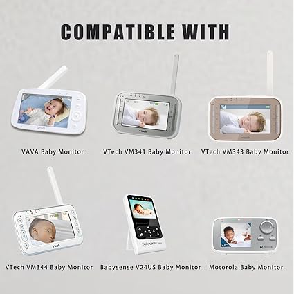 Monitor Charge for Moonybaby, Owlet, V-Tech, Babysense, Eufy, VAVA, LBTech Baby Monitor, Micro USB P Monitor Charge for Moonybaby, Owlet, V-Tech, Babysense, Eufy, VAVA, LBTech Baby Monitor, Micro USB P