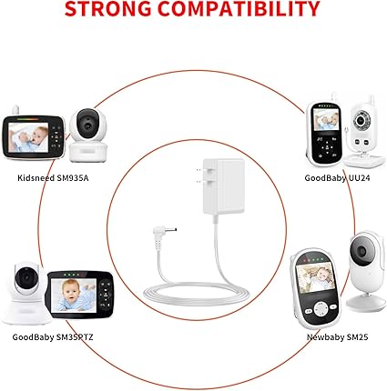 Charger Compatible with Kidsneed Baby Monitor SM935A SM935C GoodBaby UU24TX UU24 UU24RX SM35PTZ Newb Charger Compatible with Kidsneed Baby Monitor SM935A SM935C GoodBaby UU24TX UU24 UU24RX SM35PTZ Newb