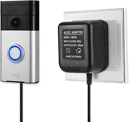 Power Supply Adapter for The All-New Ring Battery Doorbell 2024, Ring Battery Doorbell Plus/Pro, Rin Power Supply Adapter for The All-New Ring Battery Doorbell 2024, Ring Battery Doorbell Plus/Pro, Rin
