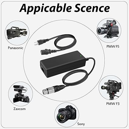 12v 4 pin Power Supply 4 pin XLR Power Supply 12v for Power Pro Cameras, Sony PMW F5 F3, Zaxcom, Pan 12v 4 pin Power Supply 4 pin XLR Power Supply 12v for Power Pro Cameras, Sony PMW F5 F3, Zaxcom, Pan