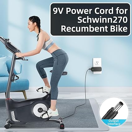 Power Cord for Schwinn Bike Charger Exercise Elliptical Recumbent Upright Trainer A10 A20 120 122 12 Power Cord for Schwinn Bike Charger Exercise Elliptical Recumbent Upright Trainer A10 A20 120 122 12