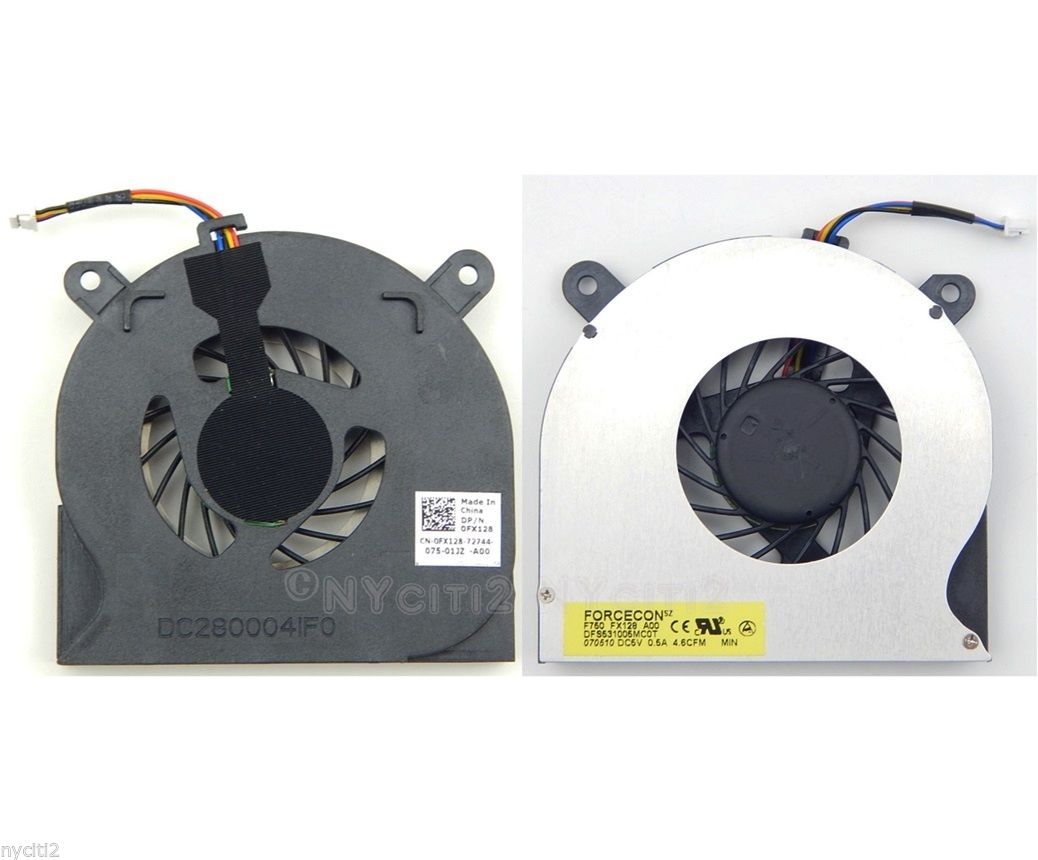 CPU Fan Compatible to FX128 0FX128 ZB0506PFV1-6A UDQFRZH08CCM for DELL Laptops CPU Fan Compatible to FX128 0FX128 ZB0506PFV1-6A UDQFRZH08CCM for DELL Laptops